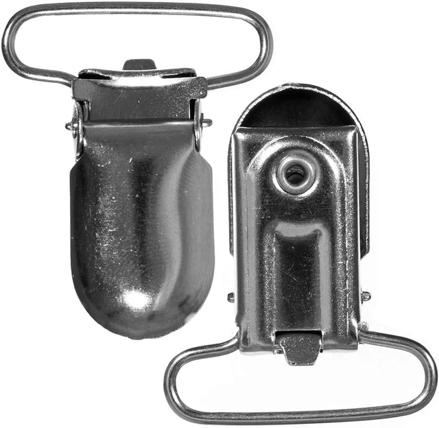 Alt view image 4 of 7 - 1-Inch Silver Clips for Sewing & Utility, 50-Pack