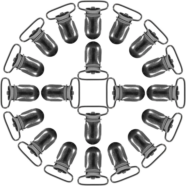 Alt view image 7 of 7 - 1-Inch Silver Clips for Sewing & Utility, 50-Pack