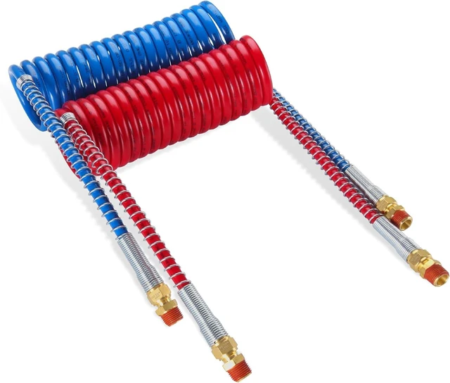 Main image of 15FT Semi Truck Coiled Air Brake Line Hose