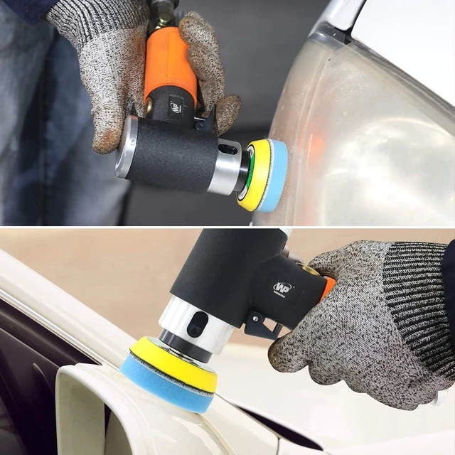 Alt view image 7 of 7 - Mini Random Orbital Pneumatic Air Sander for Auto Body Work