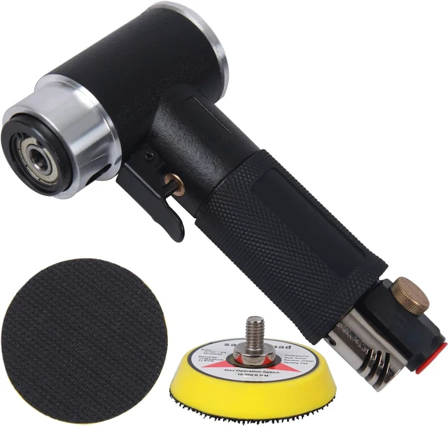 Alt view image 6 of 7 - 2" & 3" Random Orbital Mini Air Sander, 15,000 RPM Dual Action Polisher