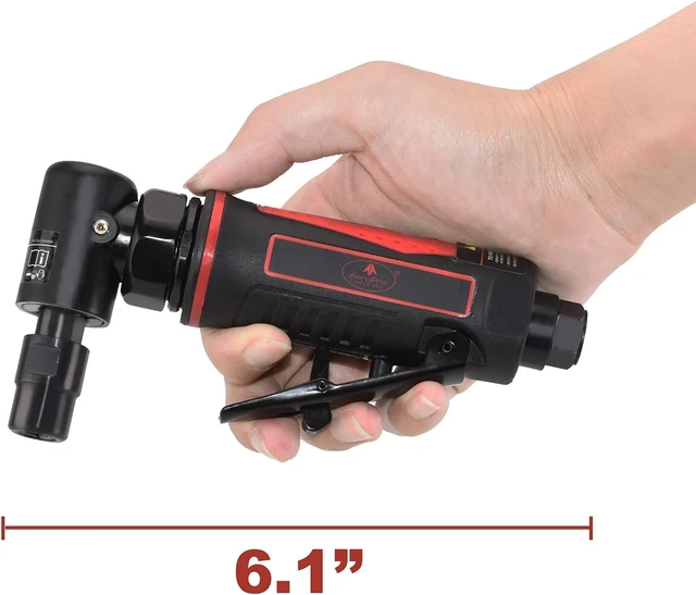 Alt view image 4 of 7 - 1/4-Inch Angle Pistol Grip Air Die Grinder