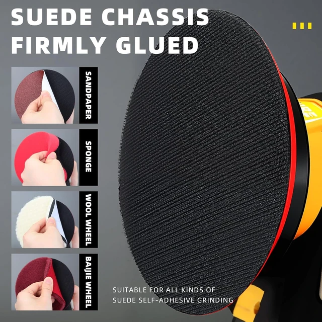 Alt view image 6 of 7 - 5/6-Inch Pneumatic Random Orbital Air Sander for Auto Body