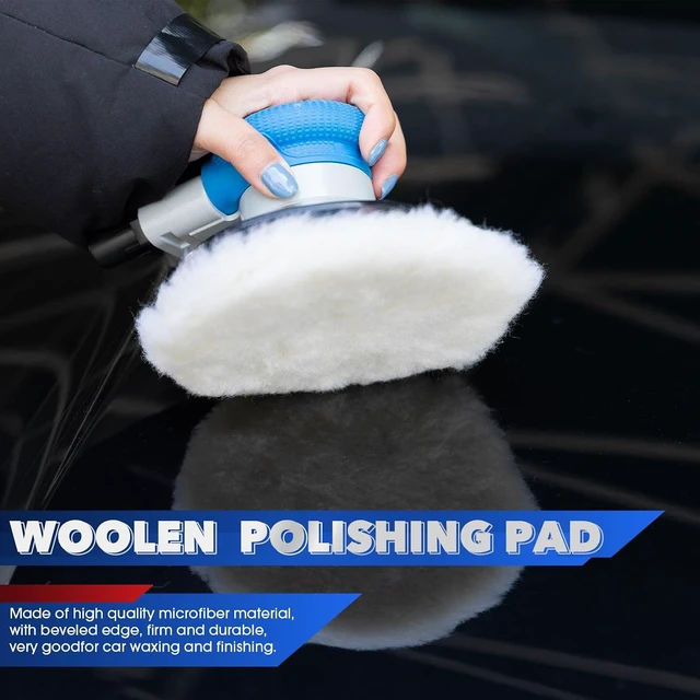 Alt view image 6 of 7 - 5" Air Sander Kit, Dual Action Tool for Car Detailing & Woodworking
