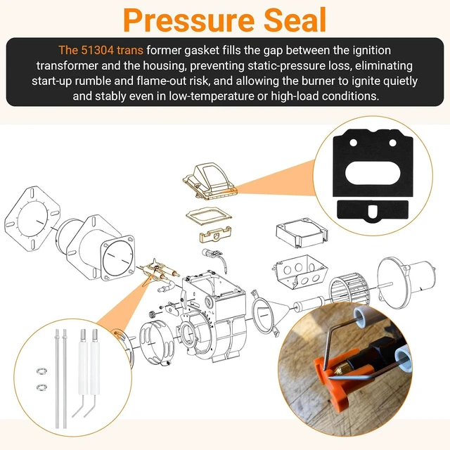 Alt view image 6 of 7 - 5780 Electrode Insulator Assembly & Z2000 Setting Gauge for Beckett