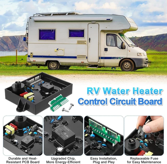 Alt view image 3 of 7 - Upgraded 91365 RV Water Heater Circuit Board, Compatible with Atwood