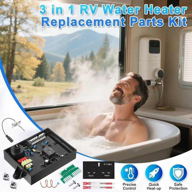 Alt view image 6 of 7 - Upgraded 91365 RV Water Heater Circuit Board, Compatible with Atwood