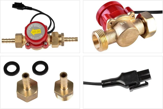 Alt view image 5 of 6 - Water Flow Switch Sensor, DC 0-110V, 10mm Caliber