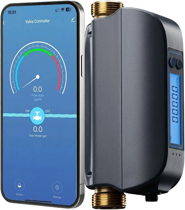 Main image of 1" Water Flow Meter with 0.1gal/min Monitor Alarm