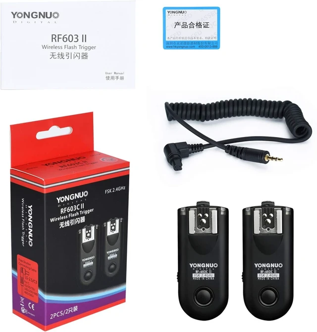 Alt view image 2 of 7 - RF-603II C3 Wireless Shutter Release & Flash Trigger for Canon DSLR 1D/5D/7D/50D/40D/30D/20D/10D