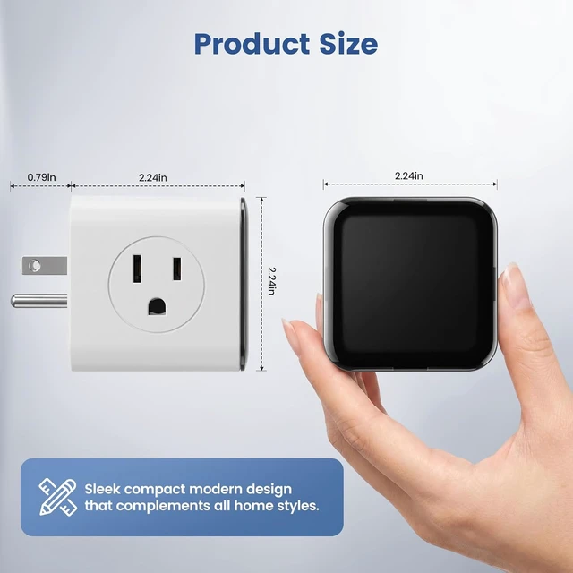 Alt view image 6 of 7 - 4-Outlet Surge Protector, 90V-140V Power Voltage Protector