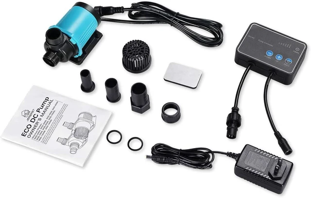 Alt view image 6 of 6 - 800GPH 30W 24V DC Aquarium Water Pump with Controller, Submersible & Inline for Fish Tanks, Fountains & Ponds