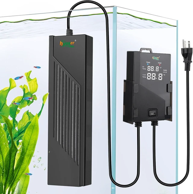 Main image of 1000W Aquarium Heater with Intelligent Controller for 130-260 Gallon, Auto Shut-Off Out of Water, Freshwater & Saltwater