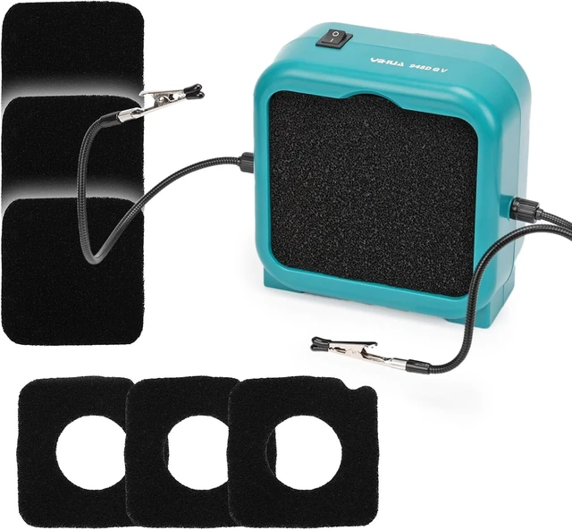Main image of 948DQ V Soldering Fume Extractor with Helping Hands & Dual Carbon Filters, 8 Filters for PCB Soldering