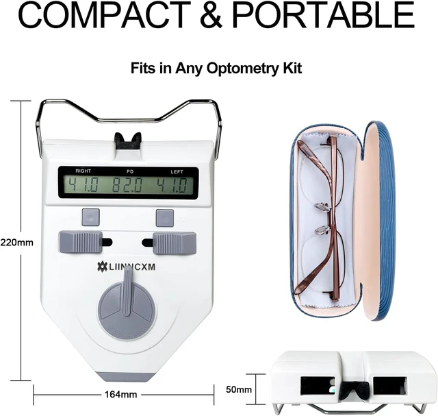 Alt view image 6 of 7 - Digital Pupillometer, Pupillary Distance Meter Ophthalmic Measuring Tool