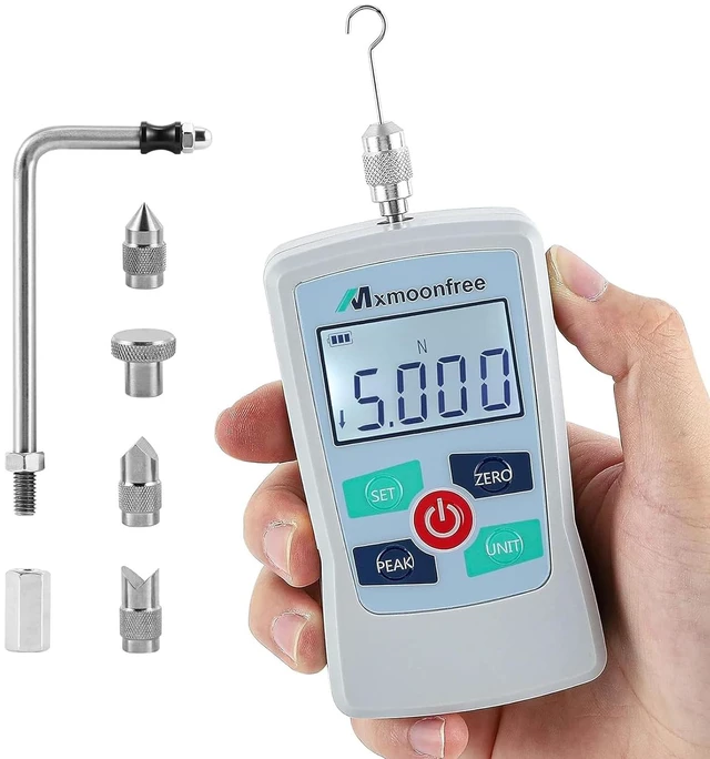 Main image of 5N Digital Force Gauge Push-Pull Tester, Portable with Case