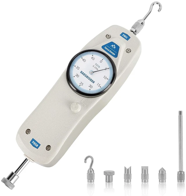 Main image of 50lb Push-Pull Force Gauge with Calibration Certificate