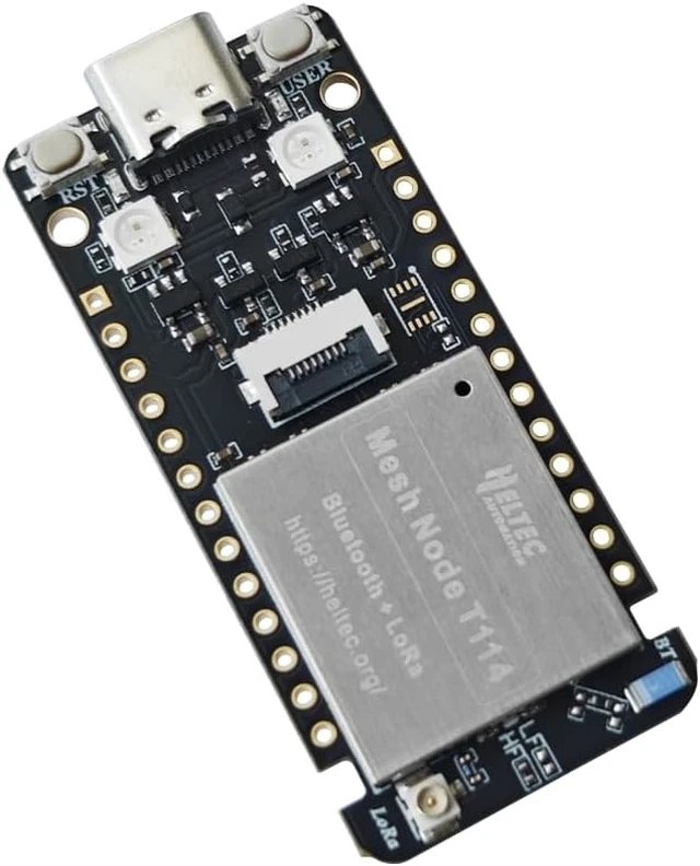 Alt view image 2 of 6 - T114 V2 Meshtastic Mesh Node, nRF52840 & SX1262 GPS Tracker, 902-928MHz for LoRa/LoRaWAN, BLE & WiFi
