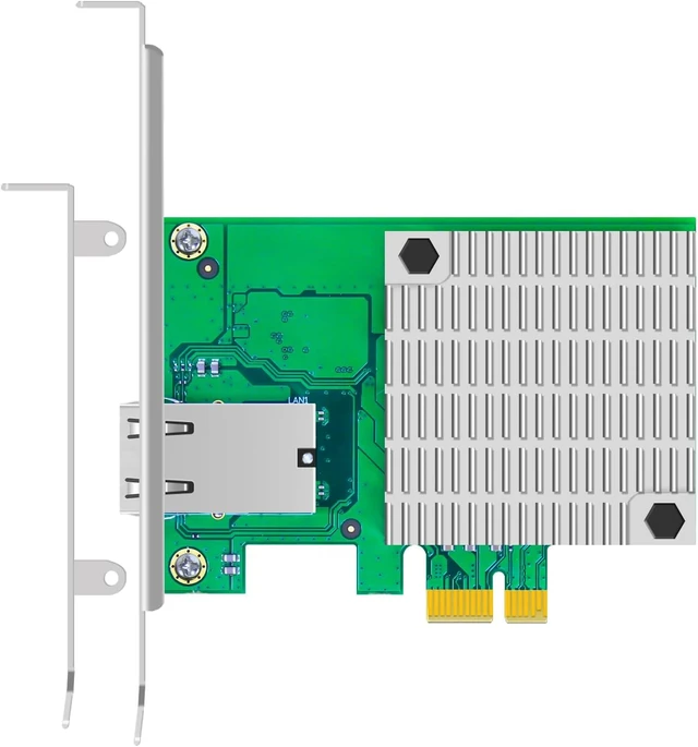 Main image of 10Gb PCIe 4.0 x1 Network Card with Marvell AQC113 RJ45 NIC