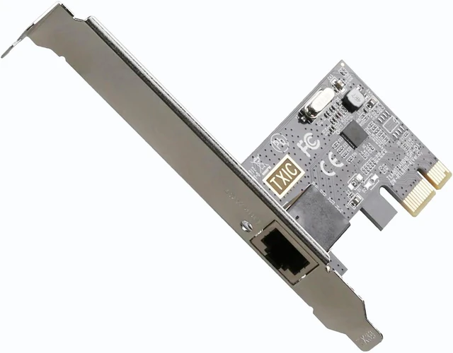 Alt view image 2 of 5 - 1000Mbps PCIe x1 Gigabit Ethernet Network Card with RTL8111E Chip, Low Profile
