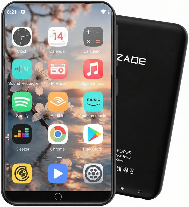 Main image of 80GB MP3 Player with Bluetooth & WiFi, 4" HD Touchscreen, Spotify, Audible & Pandora Support