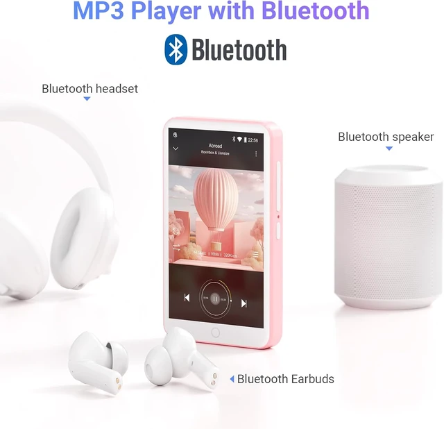 Alt view image 6 of 7 - 16GB MP3 Player with Bluetooth & WiFi, 4.0" IPS, Spotify Support