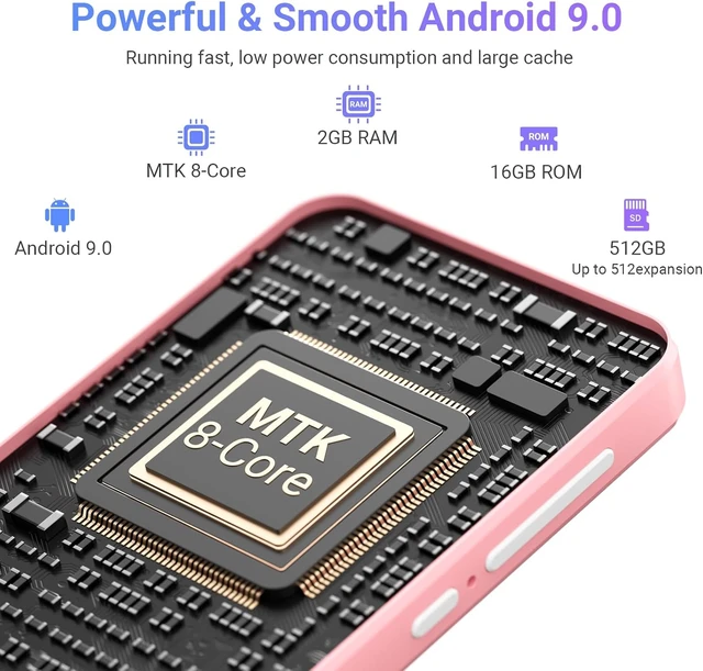 Alt view image 7 of 7 - 16GB MP3 Player with Bluetooth & WiFi, 4.0" IPS, Spotify Support