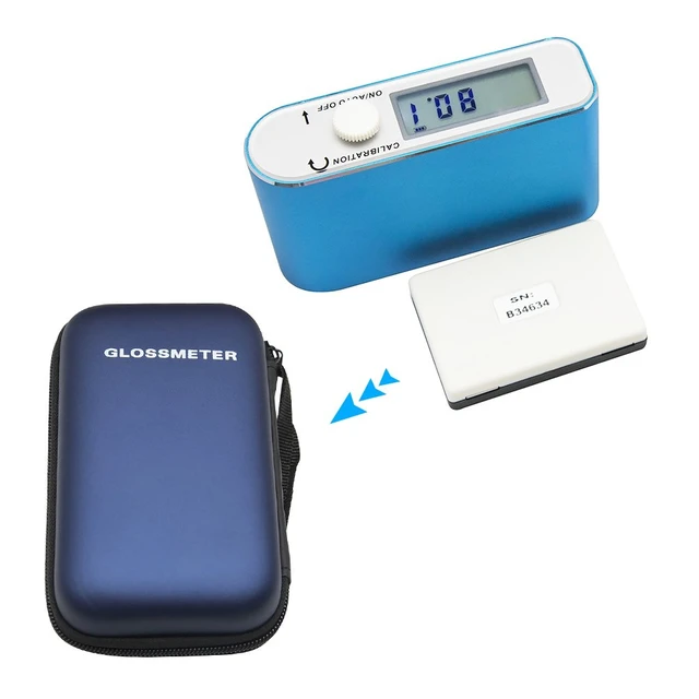 Alt view image 7 of 7 - 60° Gloss Meter Surface Tester for Metal, Ceramic & Building Material