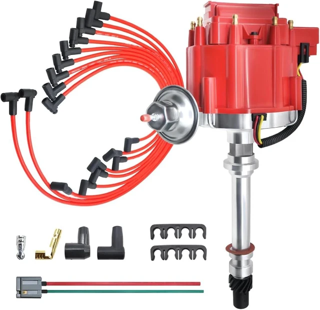 Main image of Distributor Cap, Rotor & Spark Plug Wires Combo Kit for Chevy/GMC 305, 350, 400 & 454