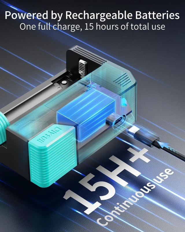 Alt view image 6 of 7 - Magnetic Battery Tester for AA, AAA, C, D, 9V, Button, Ni-MH & Li-ion