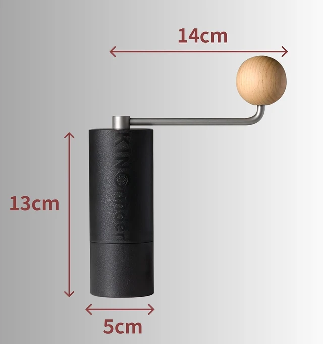 Alt view image 2 of 4 - P2 Lightweight Manual Coffee Grinder with ABS Body & Stainless Steel Burr