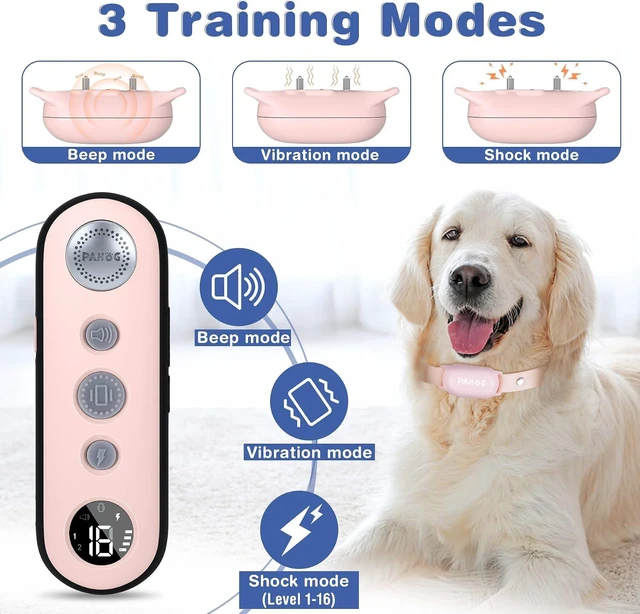 Alt view image 2 of 7 - Waterproof Dog Shock Collar with Remote, 1000FT, 3 Modes for 8-120 lb Dogs