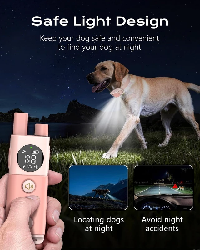 Alt view image 4 of 6 - Shock Collar for Dogs with Remote, 4200FT for 15-120 lb, Pink