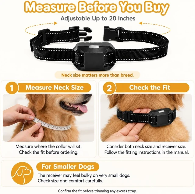 Alt view image 4 of 7 - Dog Shock Collar with Remote, 3800FT for 8-120 lb Dogs