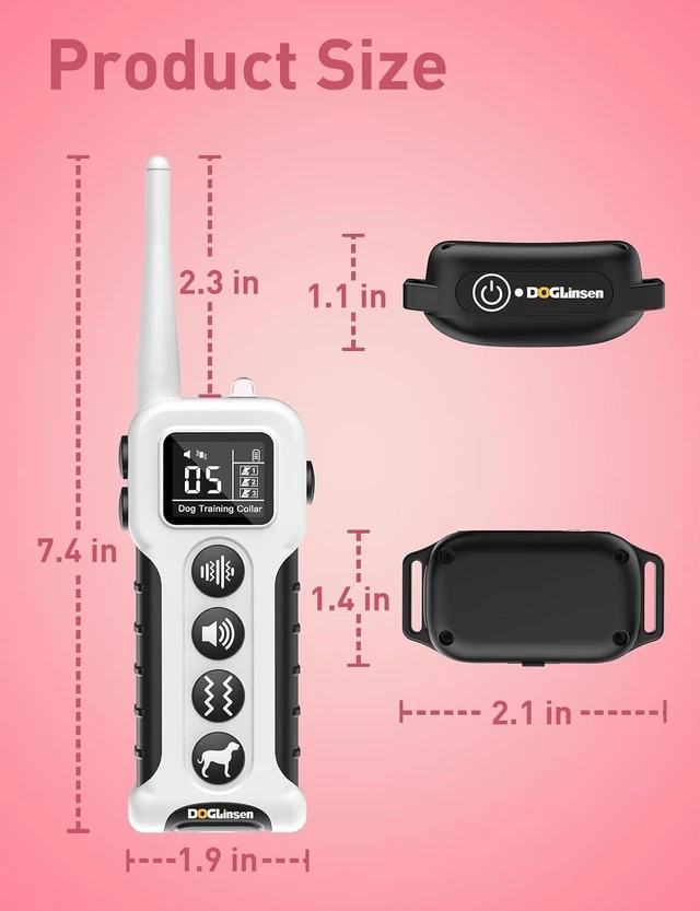 Alt view image 6 of 7 - No-Shock Dog Training Collar for 2 Dogs