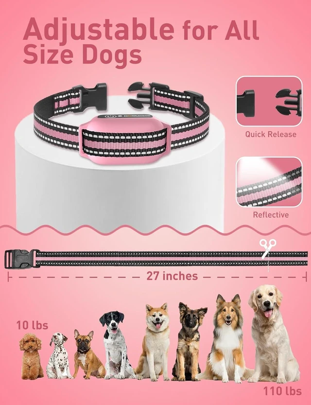 Alt view image 7 of 7 - No-Shock Dog Training Collar for 2 Dogs