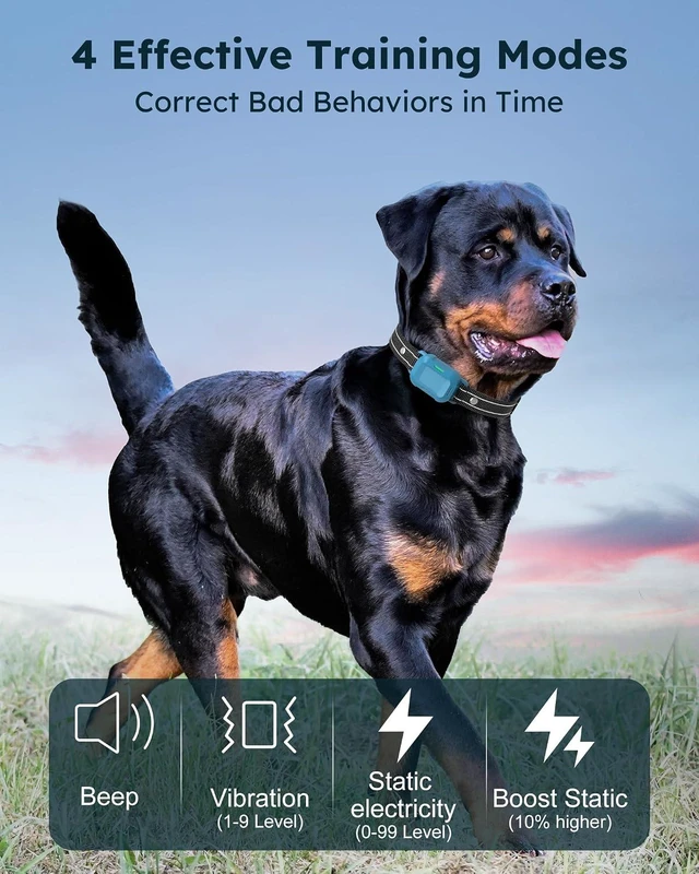 Alt view image 2 of 6 - 2-Pack Dog Shock Collar with Remote, 4200FT Range