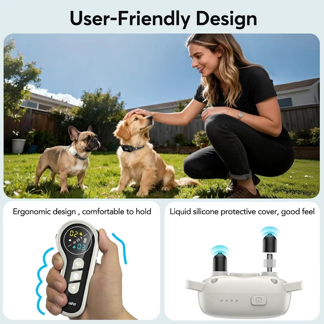 Alt view image 6 of 7 - 2-Pack Dog Shock Collar with Remote, 4500FT Range