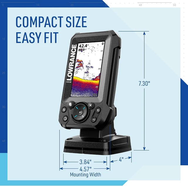 Alt view image 7 of 7 - Eagle Fish Finder, 4-to-9-Inch, Sonar & C-MAP Options
