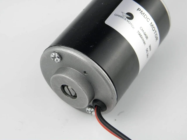 Alt view image 3 of 7 - CH-3420 30W 24V DC Gear Motor, 7000RPM CW/CCW with 20A PWM Speed Controller & Bracket