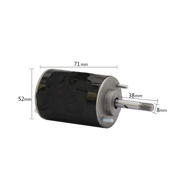 Alt view image 5 of 7 - CH-3420 30W 24V DC Gear Motor, 7000RPM CW/CCW with 20A PWM Speed Controller & Bracket