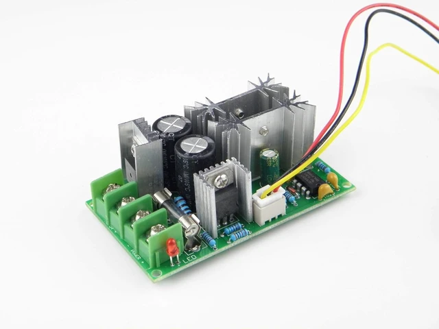 Alt view image 6 of 7 - CH-3420 30W 24V DC Gear Motor, 7000RPM CW/CCW with 20A PWM Speed Controller & Bracket