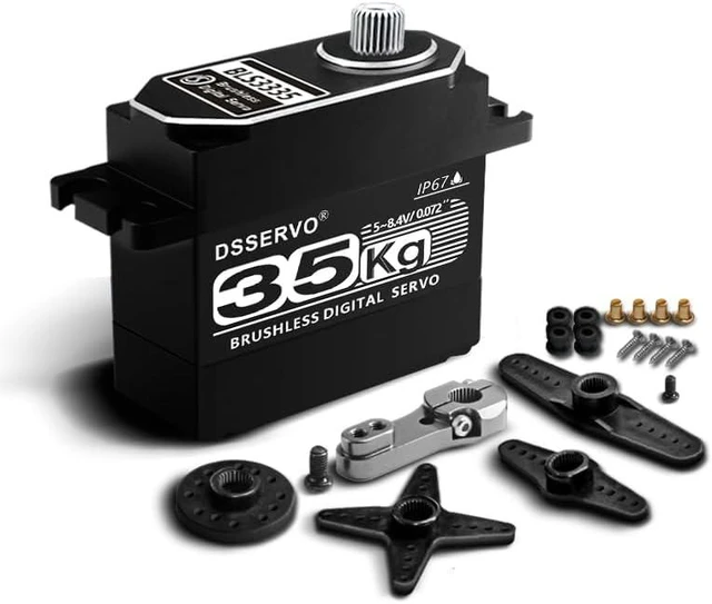 Main image of 35kg Brushless RC Servo with Full Metal Gears, IP67 Waterproof High Torque