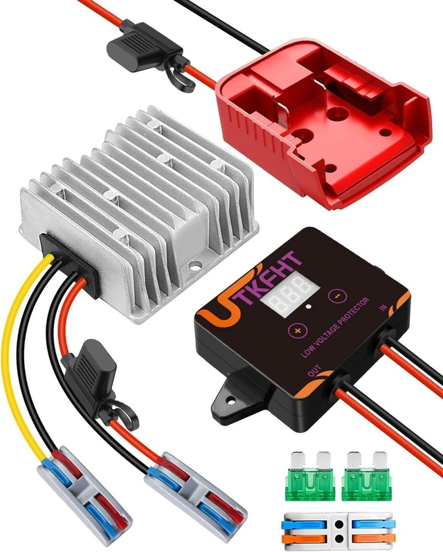 Main image of 18V to 12V Step-Down Converter, Compatible with Milwaukee M18 Battery