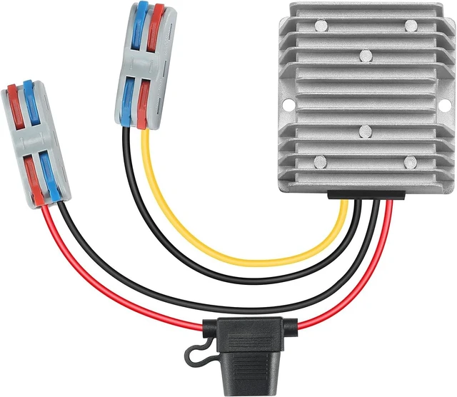 Main image of 20A 480W Waterproof DC-DC Buck Converter, 30V-90V to 24V, for CNC, Switches & Photovoltaic