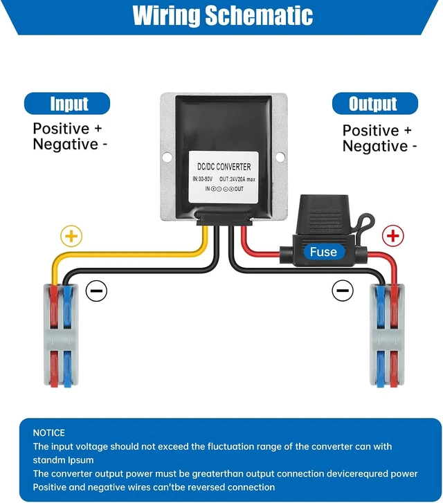Alt view image 5 of 7 - 20A 480W Waterproof DC-DC Buck Converter, 30V-90V to 24V, for CNC, Switches & Photovoltaic