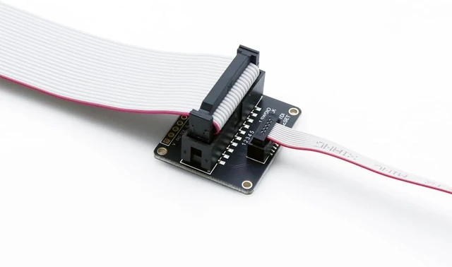 Alt view image 3 of 4 - 2-Pack JTAG (2x10) to SWD (2x5) Adapter Board with IDC Ribbon Cable, 200mm