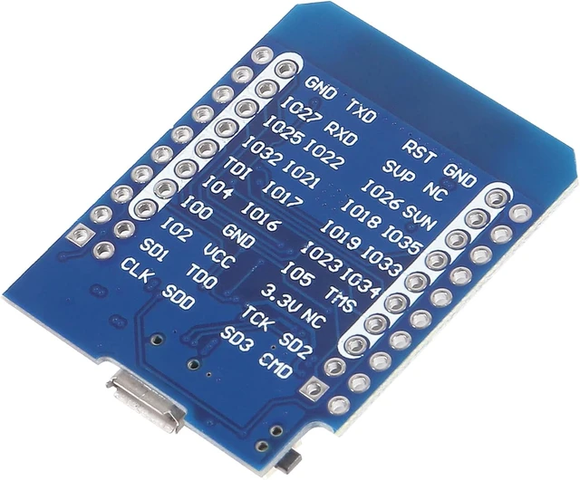 Alt view image 4 of 7 - 6-Pack ESP32 Mini D1 NodeMCU ESP-WROOM-32 WiFi Bluetooth Development Board