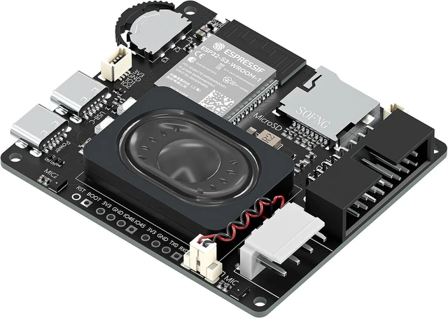 Main image of ESP32-S3 HUB75 RGB LED Matrix Controller Board with Audio