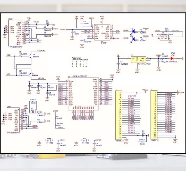 Alt view image 7 of 7 - 9-Pack ESP32-S3 Development Board N16R8, 16MB Flash & 8MB PSRAM